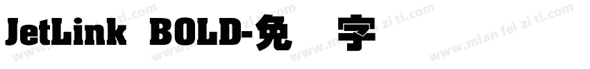 JetLink BOLD字体转换